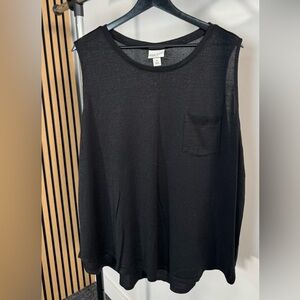 Ava & Viv Black Layering Top